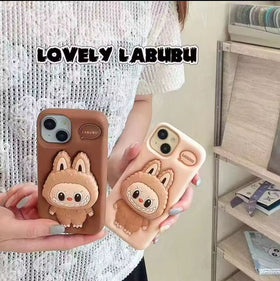 Labubu iPhone 15 Case – Slim, Shockproof & Stylish Cove Brown
